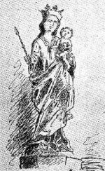 Mutter Gottes Statue in der Gallnerkirche